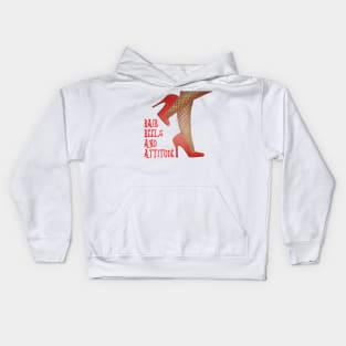 Hair, Heels, And Attitude Drag Day Fun Kids Hoodie